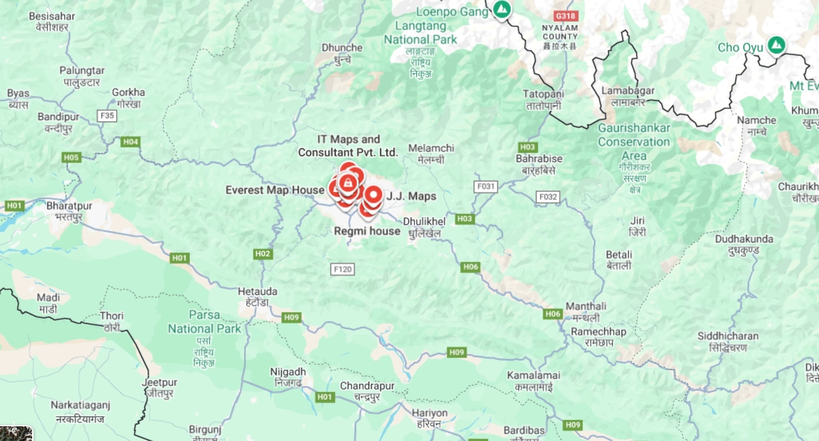 Mt. LHOTSE EXPEDITION 2026 with ALTINEPAL TREKS's Route map